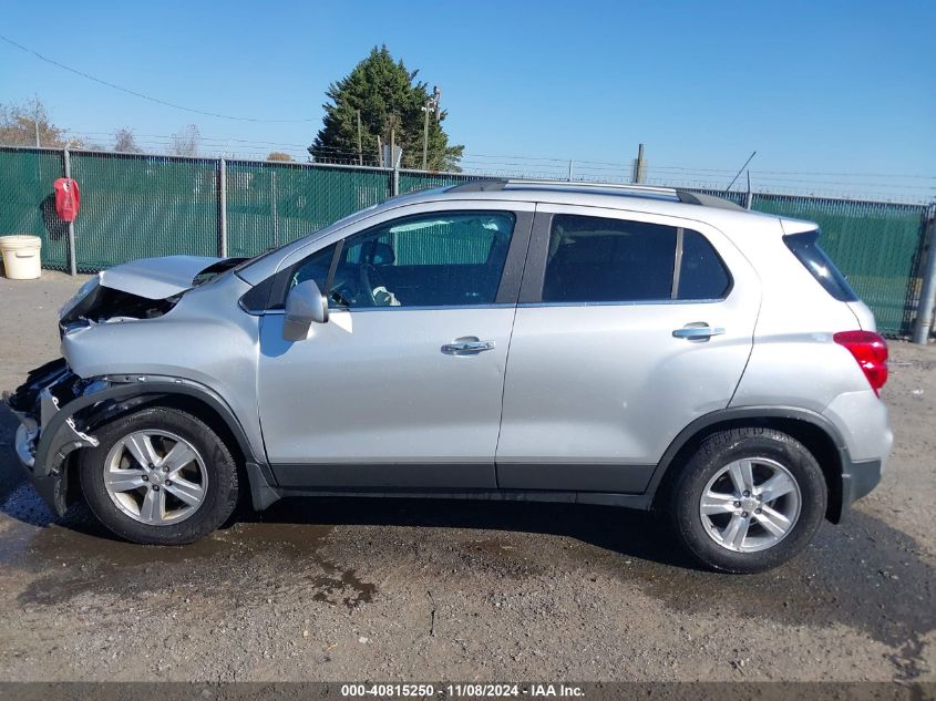 2018 Chevrolet Trax Lt VIN: 3GNCJLSB1JL334172 Lot: 40815250