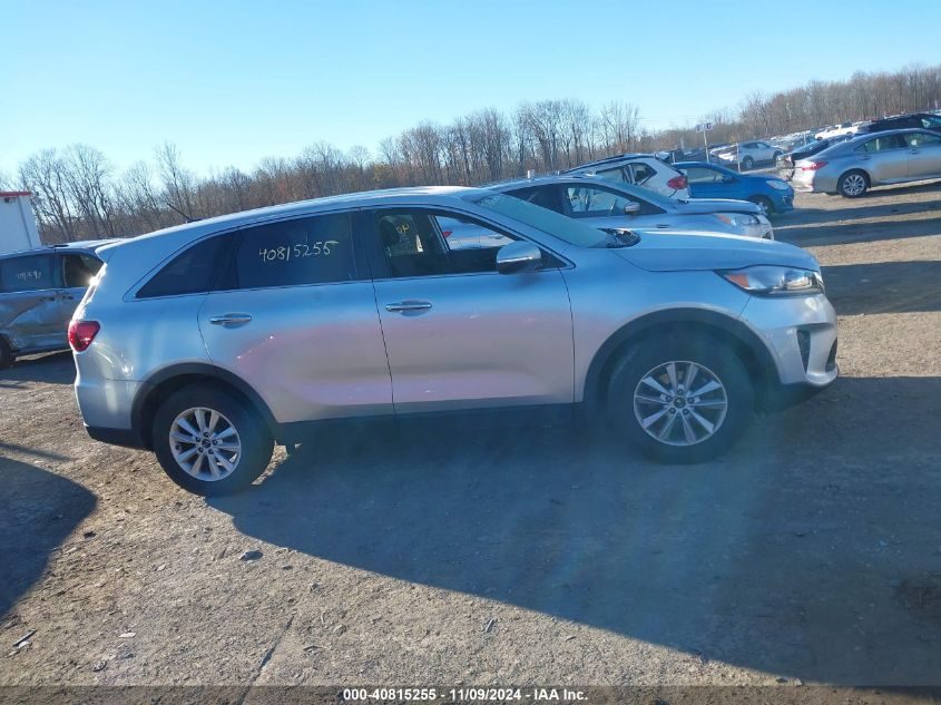 2020 Kia Sorento 2.4L Lx VIN: 5XYPG4A35LG643310 Lot: 40815255