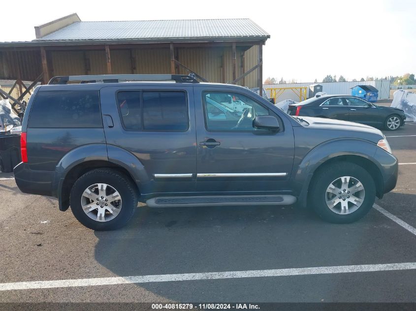 2011 Nissan Pathfinder Silver VIN: 5N1AR1NB1BC631802 Lot: 40815279