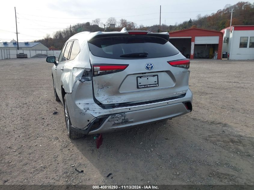 2021 Toyota Highlander Hybrid Platinum VIN: 5TDEBRCHXMS029336 Lot: 40815293