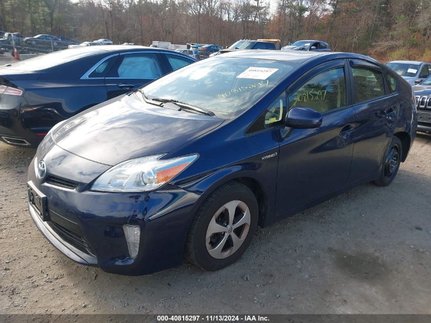 VIN JTDKN3DU5D1730348 2013 Toyota Prius, Two no.2