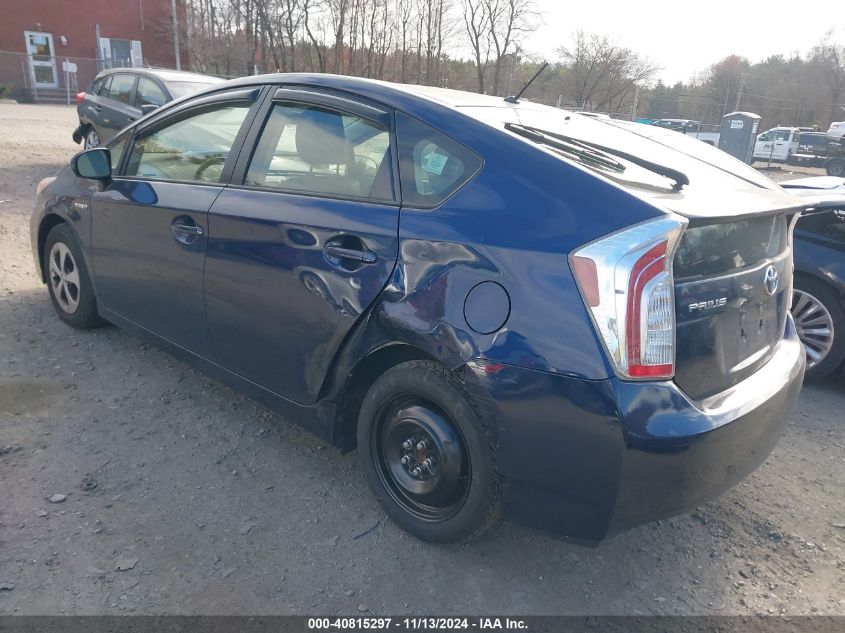 VIN JTDKN3DU5D1730348 2013 Toyota Prius, Two no.3