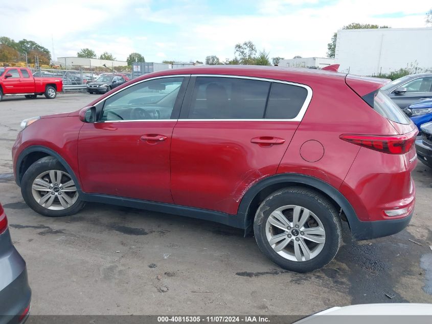 2017 Kia Sportage Lx VIN: KNDPM3AC9H7168154 Lot: 40815305