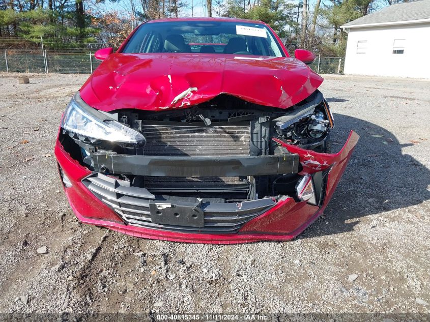 2019 Hyundai Elantra Se VIN: KMHD74LF3KU799347 Lot: 40815345