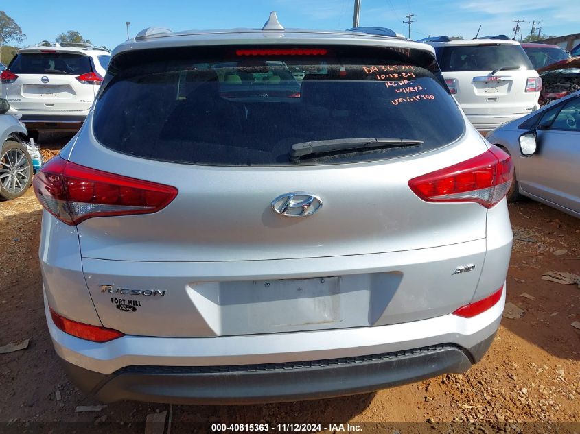 2018 Hyundai Tucson Sel Plus VIN: KM8J3CA45JU615440 Lot: 40815363