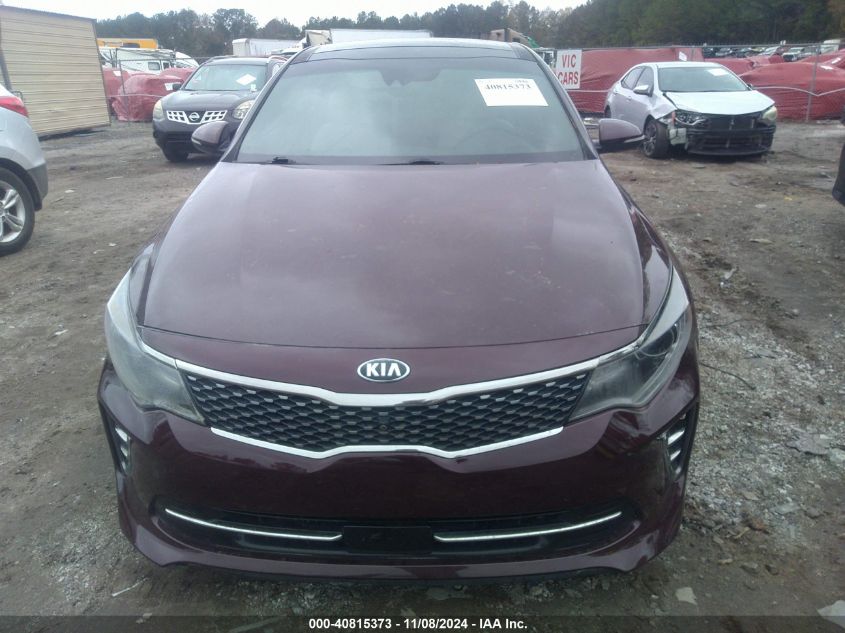 2016 Kia Optima Sxl Turbo VIN: 5XXGV4L22GG022482 Lot: 40815373