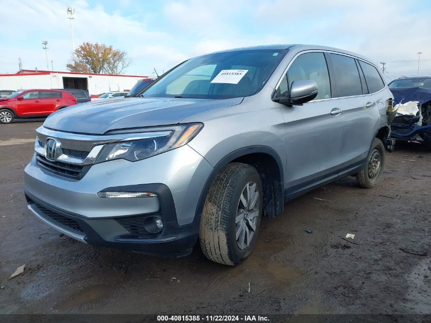 2021 Honda Pilot Awd Ex VIN: 5FNYF6H36MB029092 Lot: 40815385