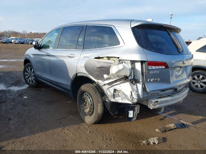 2021 Honda Pilot Awd Ex VIN: 5FNYF6H36MB029092 Lot: 40815385