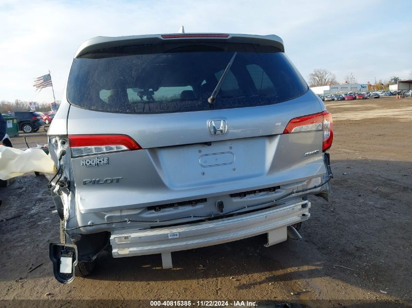 2021 Honda Pilot Awd Ex VIN: 5FNYF6H36MB029092 Lot: 40815385