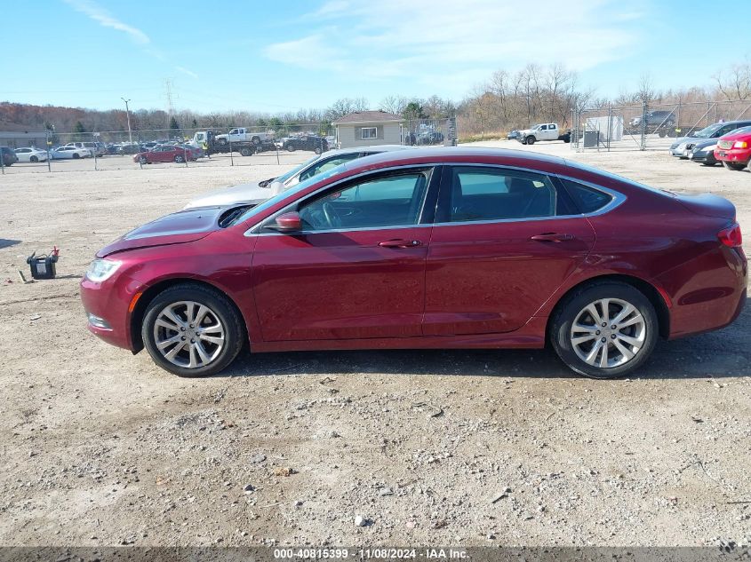 2016 Chrysler 200 Touring VIN: 1C3CCCFB6GN195120 Lot: 40815399