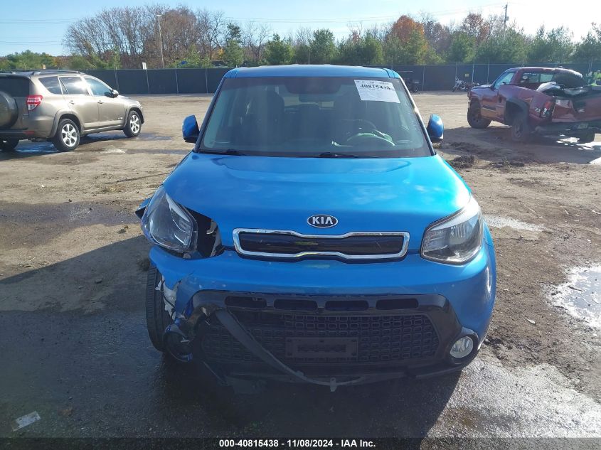 2016 Kia Soul + VIN: KNDJP3A5XG7356291 Lot: 40815438