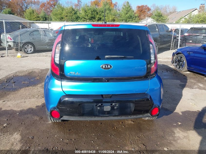 2016 Kia Soul + VIN: KNDJP3A5XG7356291 Lot: 40815438