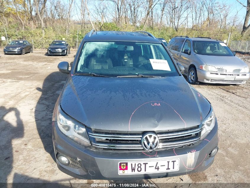 2012 Volkswagen Tiguan Se VIN: WVGAV7AX2CW000962 Lot: 40815475