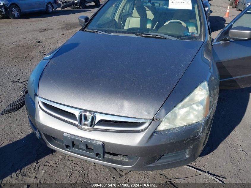 2007 Honda Accord 2.4 Ex VIN: 1HGCM567X7A115262 Lot: 40815478