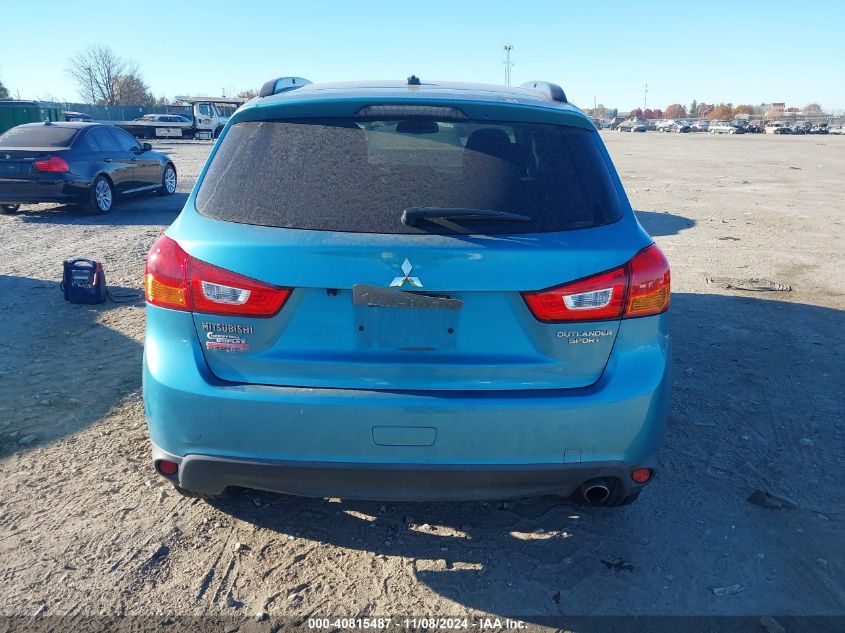 2013 Mitsubishi Outlander Sport Se VIN: 4A4AR4AUXDE000088 Lot: 40815487