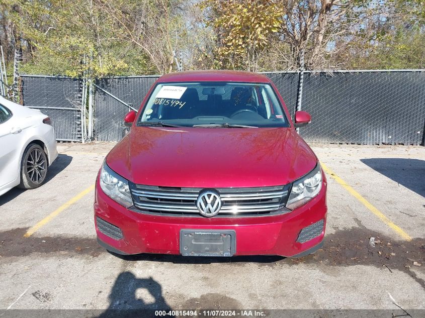 2014 Volkswagen Tiguan S VIN: WVGBV3AXXEW113378 Lot: 40815494