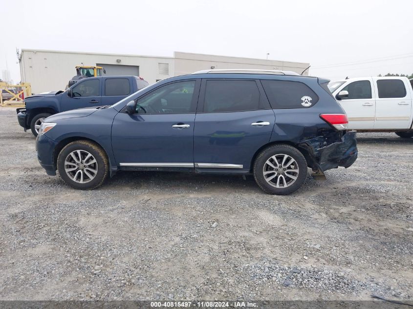 2015 Nissan Pathfinder Sl VIN: 5N1AR2MN3FC664422 Lot: 40815497