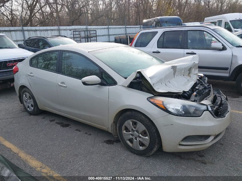 2015 Kia Forte Lx VIN: KNAFK4A64F5331560 Lot: 40815527