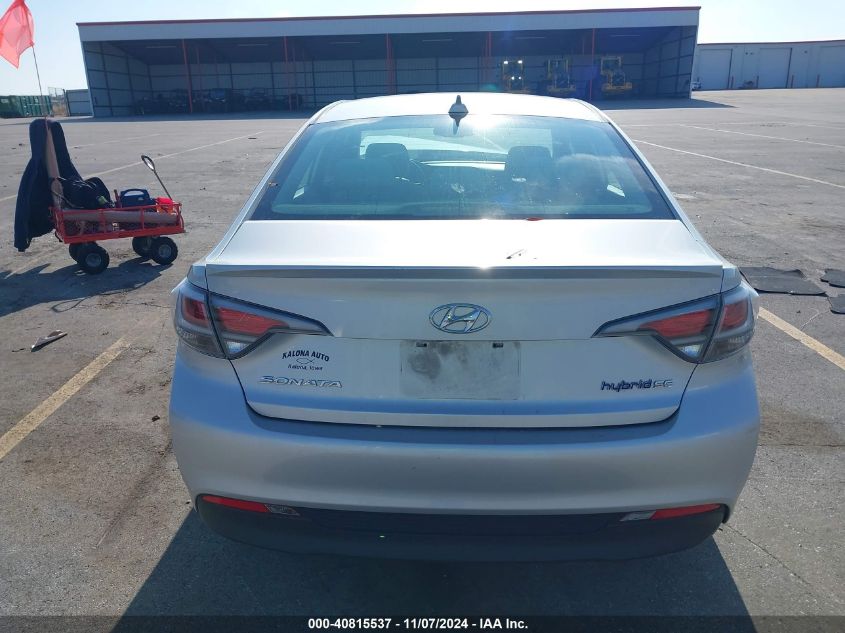 2016 Hyundai Sonata Hybrid Se VIN: KMHE24L15GA025973 Lot: 40815537