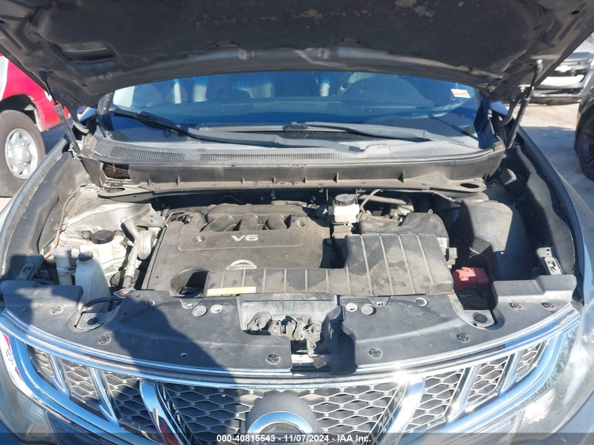 2014 Nissan Murano Sl VIN: JN8AZ1MU5EW410511 Lot: 40815543