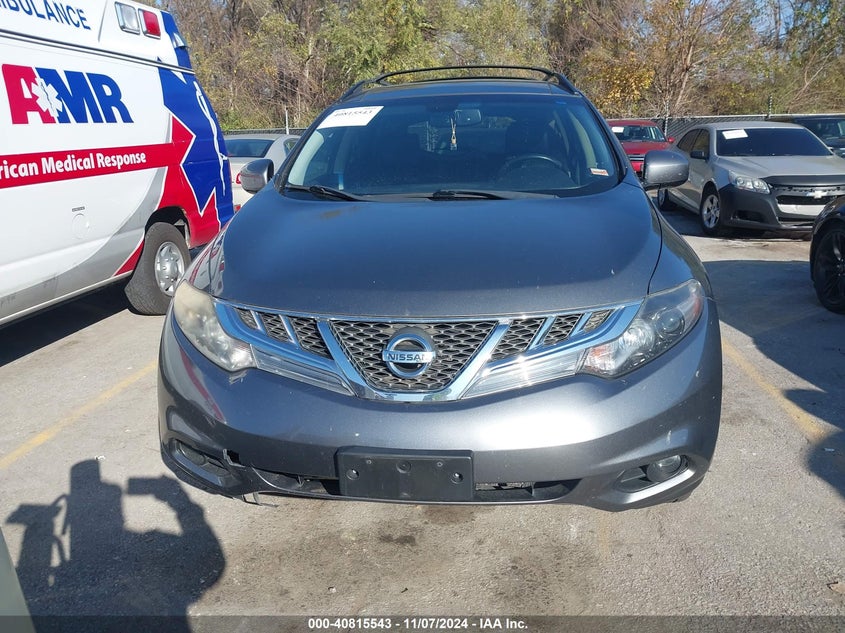 2014 Nissan Murano Sl VIN: JN8AZ1MU5EW410511 Lot: 40815543