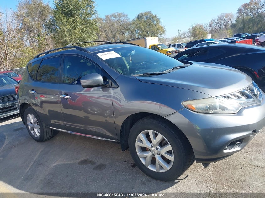 2014 Nissan Murano Sl VIN: JN8AZ1MU5EW410511 Lot: 40815543