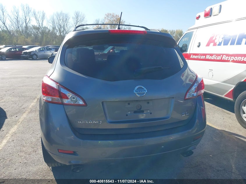 2014 Nissan Murano Sl VIN: JN8AZ1MU5EW410511 Lot: 40815543