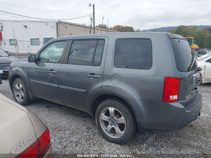 2012 Honda Pilot Ex-L VIN: 5FNYF3H51CB010044 Lot: 40815579