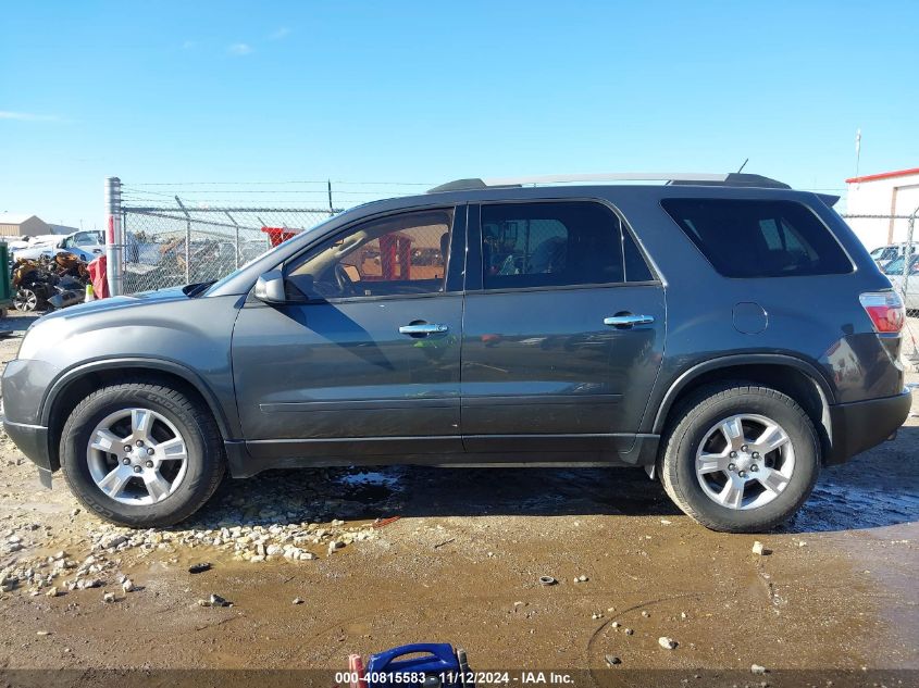 2011 GMC Acadia Sl VIN: 1GKKRNED5BJ342746 Lot: 40815583