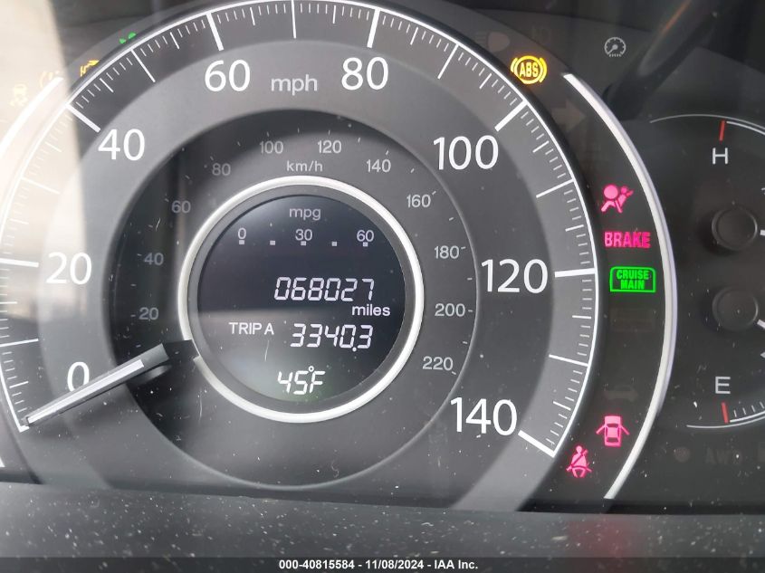 2013 HONDA CR-V VIN: 2HKRM4H30DH651381
