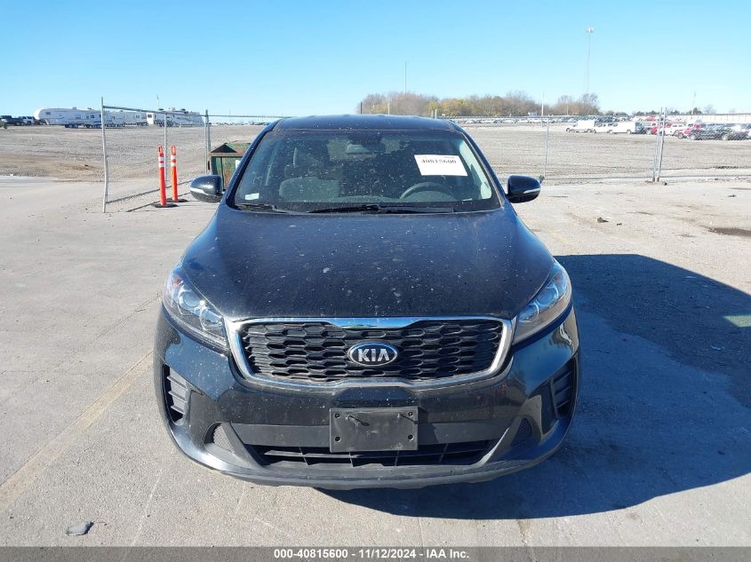 2019 Kia Sorento 2.4L L VIN: 5XYPG4A36KG585500 Lot: 40815600