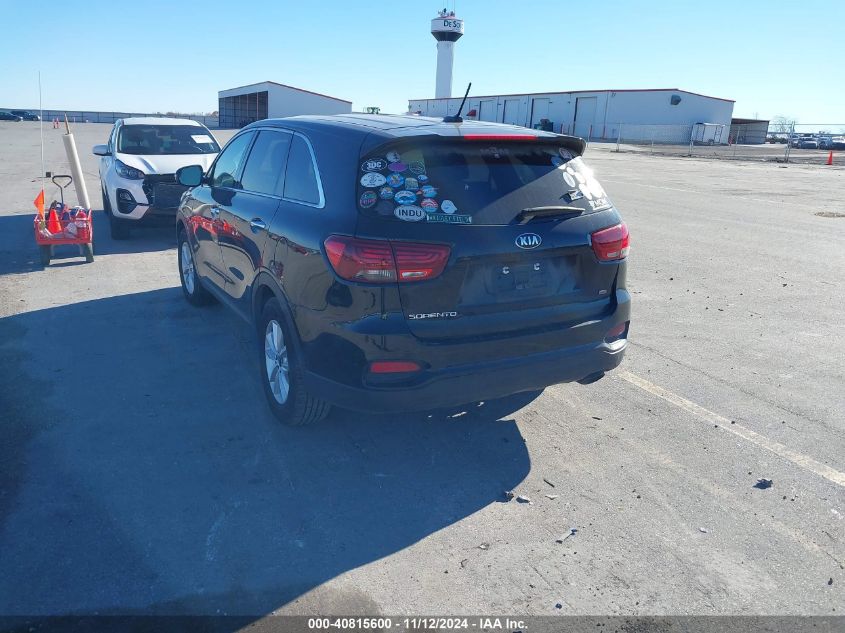 2019 Kia Sorento 2.4L L VIN: 5XYPG4A36KG585500 Lot: 40815600