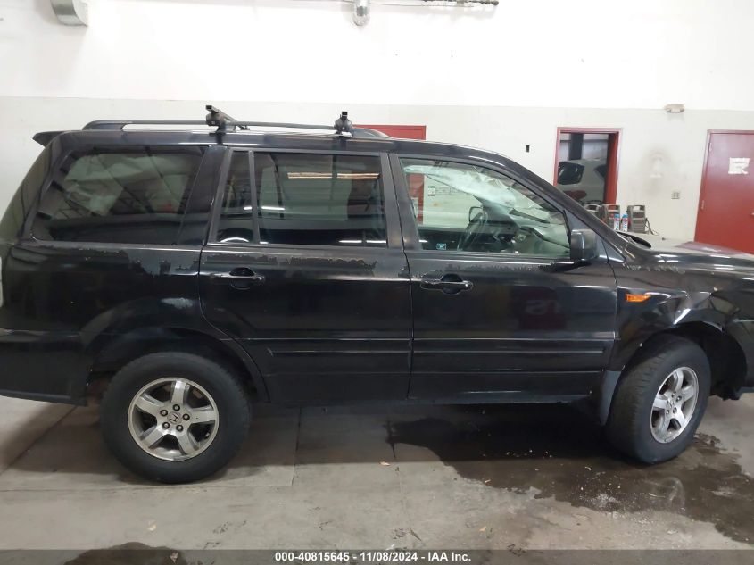 2008 Honda Pilot Se VIN: 5FNYF18328B017384 Lot: 40815645