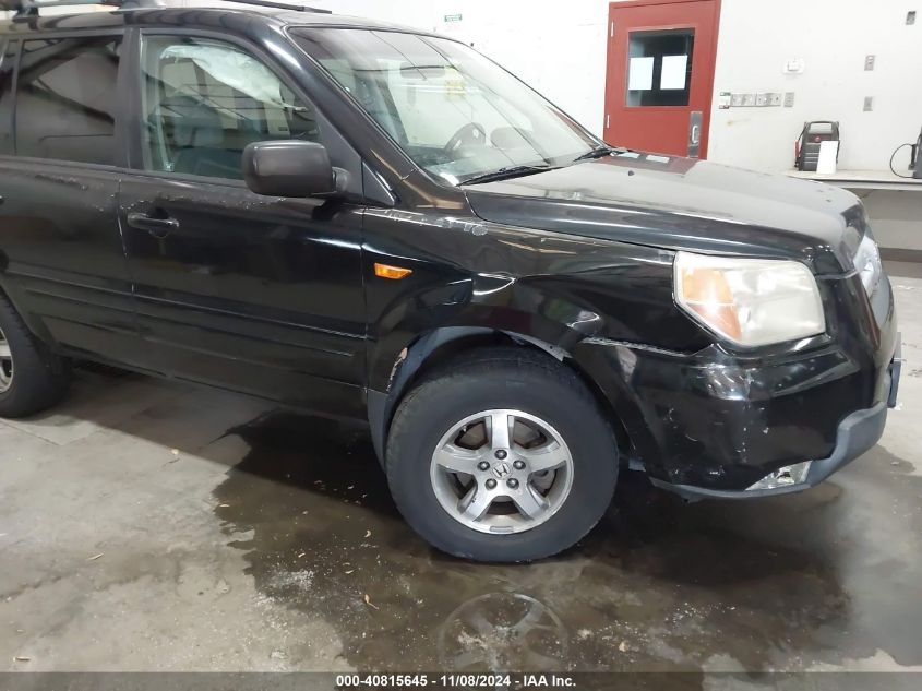 2008 Honda Pilot Se VIN: 5FNYF18328B017384 Lot: 40815645