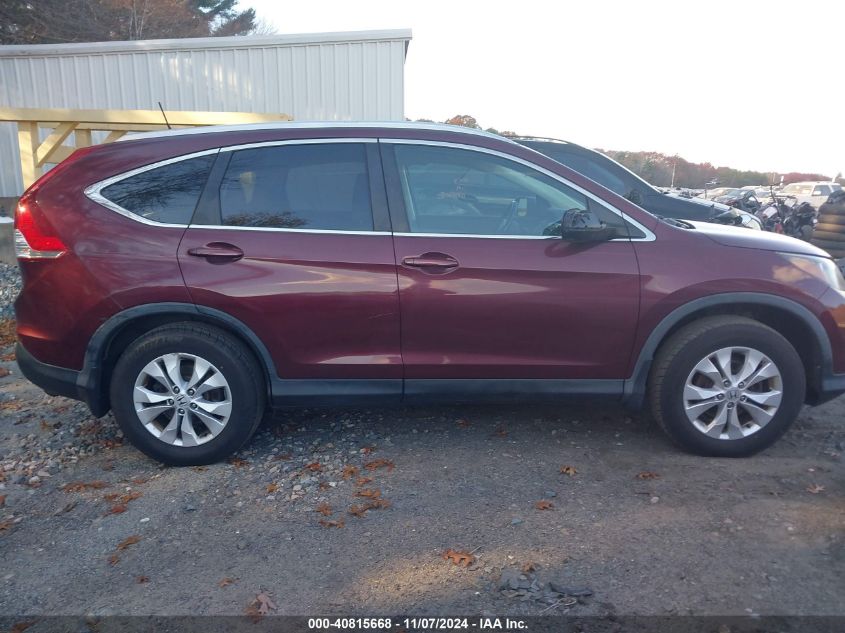 2014 Honda Cr-V Ex-L VIN: 5J6RM3H7XEL003941 Lot: 40815668