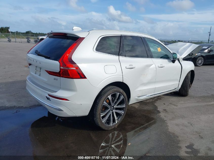 2023 Volvo Xc60 B5 Ultimate Bright Theme VIN: YV4L12DA1P1340199 Lot: 40815710