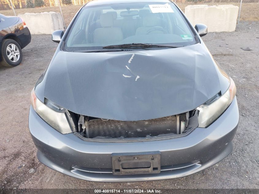 2012 Honda Civic Hf VIN: 2HGFB2F64CH555756 Lot: 40815714