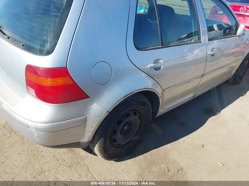 2003 Volkswagen Golf Gl 2.0L VIN: 9BWFK61JX34012903 Lot: 40815736