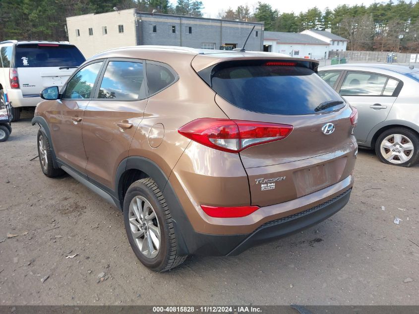 2017 Hyundai Tucson Se VIN: KM8J3CA46HU385658 Lot: 40815828