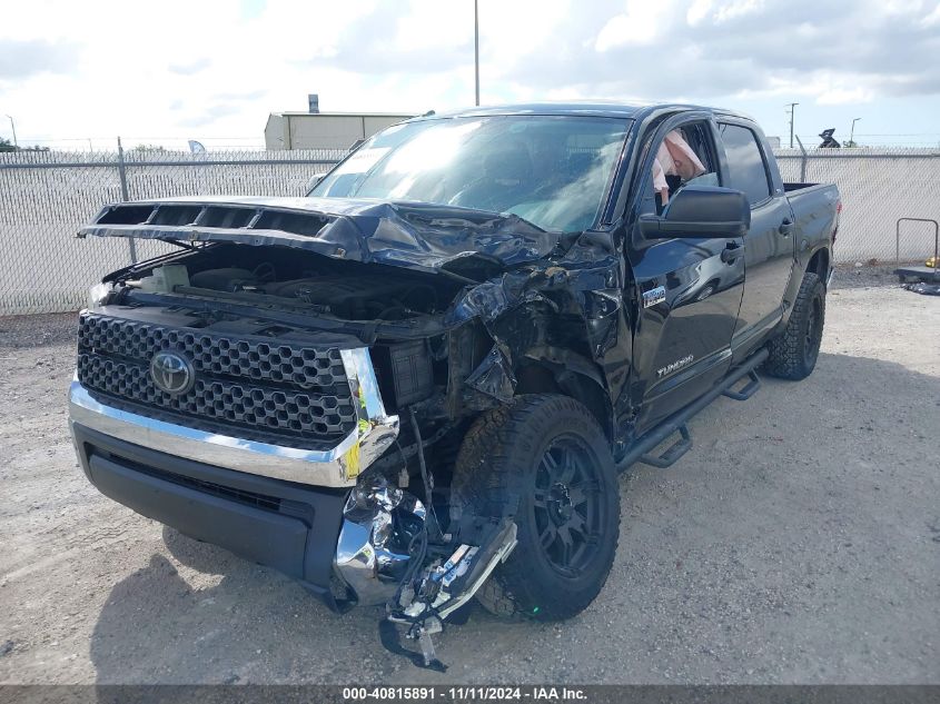 2018 Toyota Tundra Sr5 5.7L V8 VIN: 5TFDY5F12JX762827 Lot: 40815891