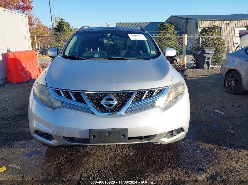 2011 Nissan Murano Sv VIN: JN8AZ1MW7BW174778 Lot: 40815929