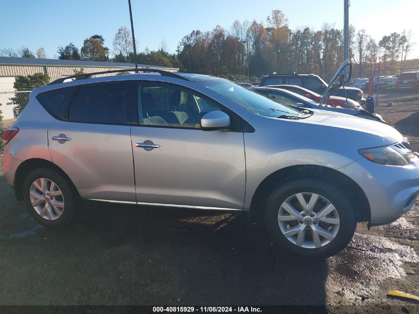 2011 Nissan Murano Sv VIN: JN8AZ1MW7BW174778 Lot: 40815929