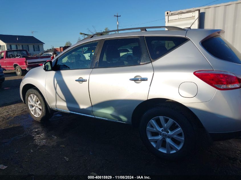 2011 Nissan Murano Sv VIN: JN8AZ1MW7BW174778 Lot: 40815929