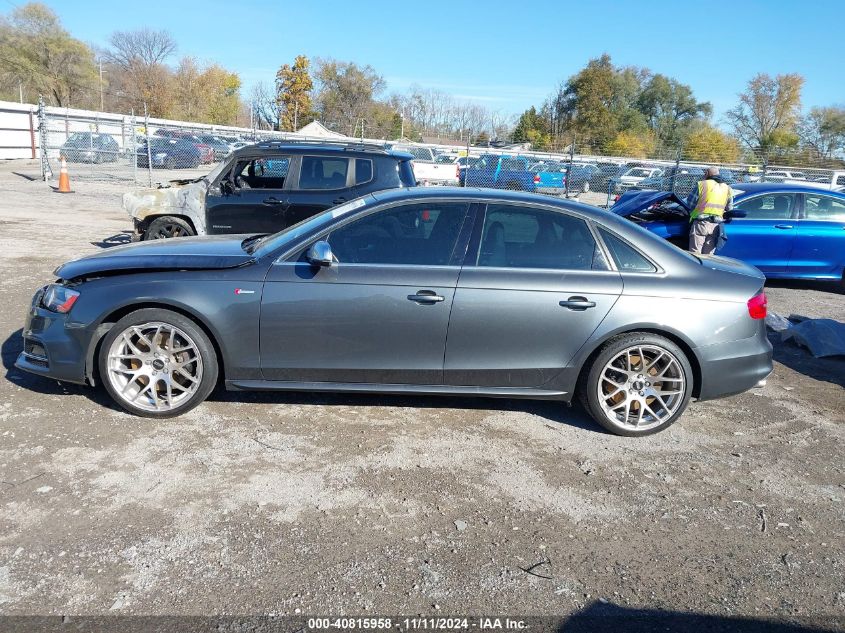 2015 Audi S4 3.0T Premium Plus VIN: WAUBGAFL2FA066075 Lot: 40815958