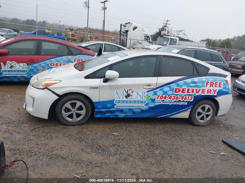 2013 Toyota Prius Two VIN: JTDKN3DU7D5586679 Lot: 40815974