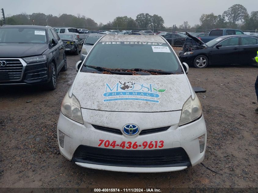 2013 Toyota Prius Two VIN: JTDKN3DU7D5586679 Lot: 40815974