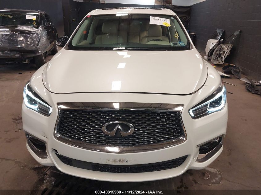 2019 Infiniti Qx60 Pure VIN: 5N1DL0MM3KC566401 Lot: 40815980