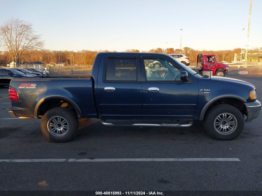 2002 Ford F-150 Lariat/Xlt VIN: 1FTRW08L62KE13455 Lot: 40815993