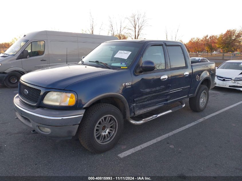 2002 Ford F-150 Lariat/Xlt VIN: 1FTRW08L62KE13455 Lot: 40815993