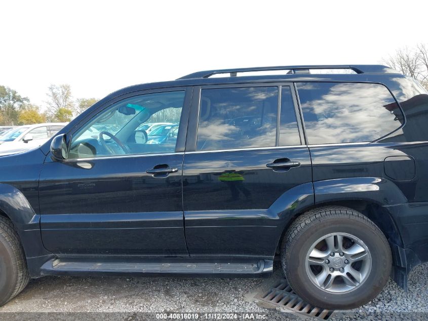 2003 Lexus Gx 470 VIN: JTJBT20X830023617 Lot: 40816019